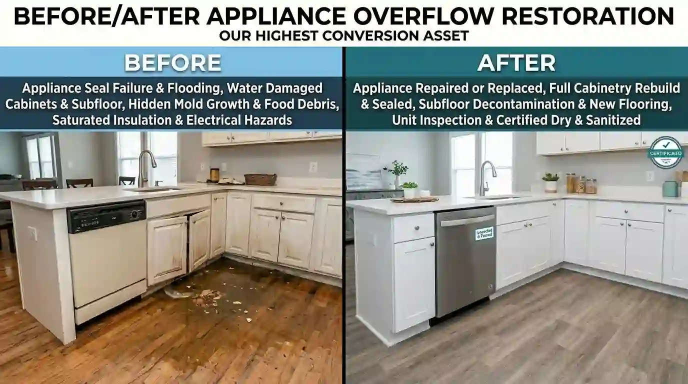 Appliance overflow repair Toronto 7