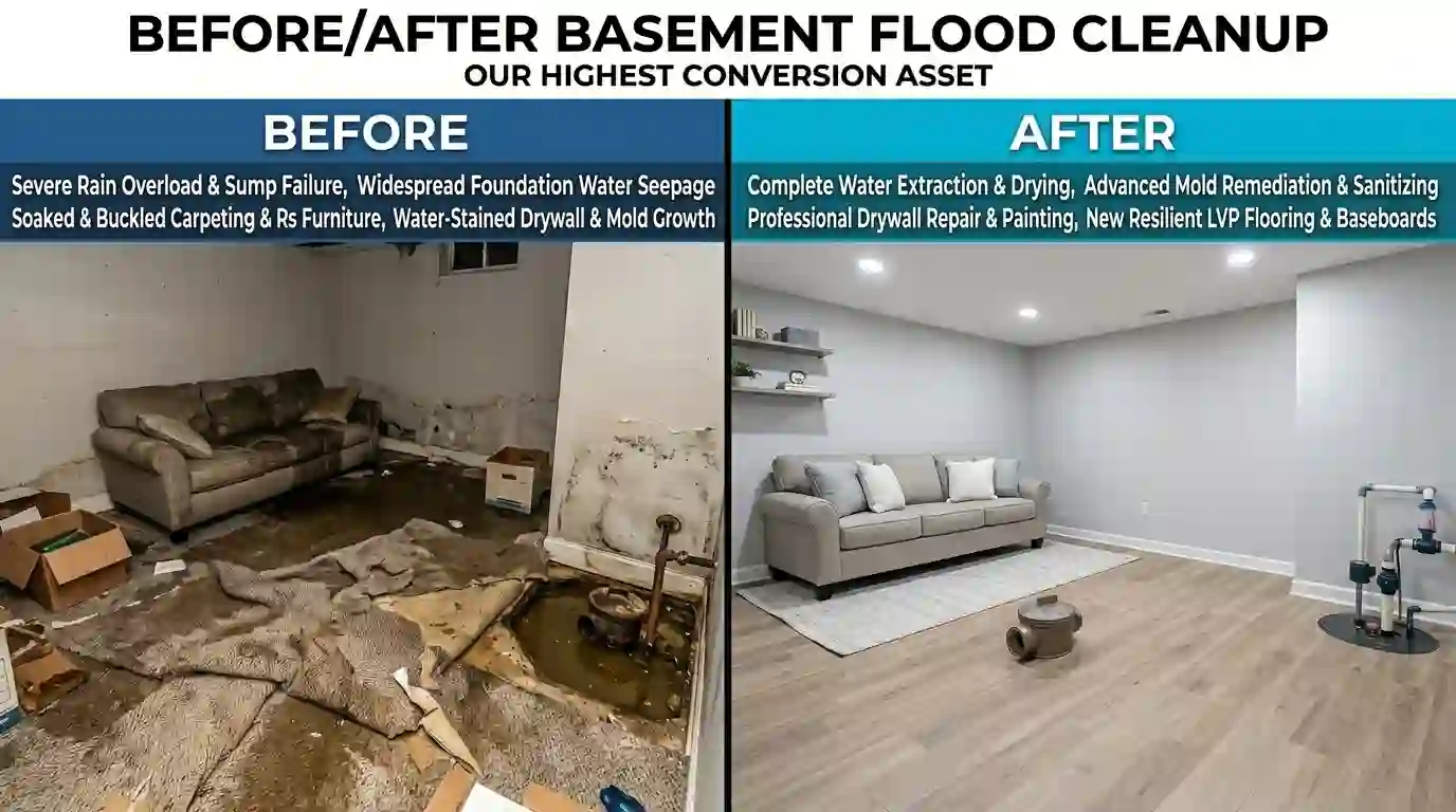 Basement flood cleanup Toronto 12