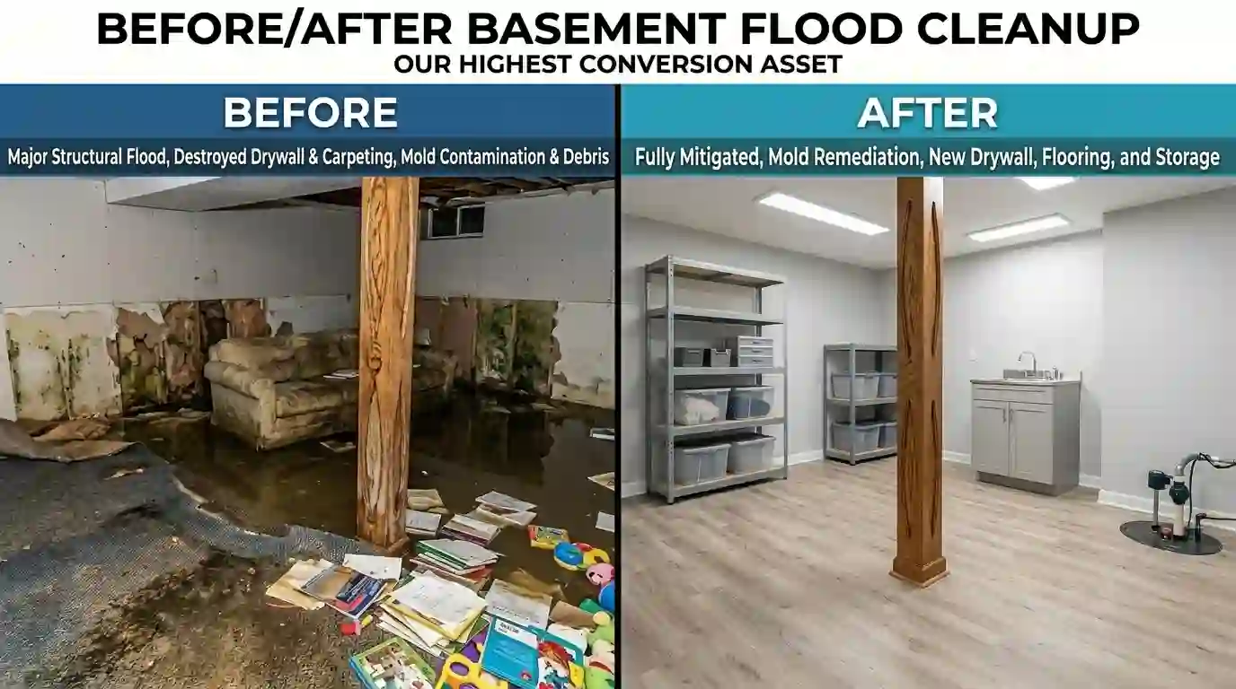 Basement flood cleanup Toronto 13