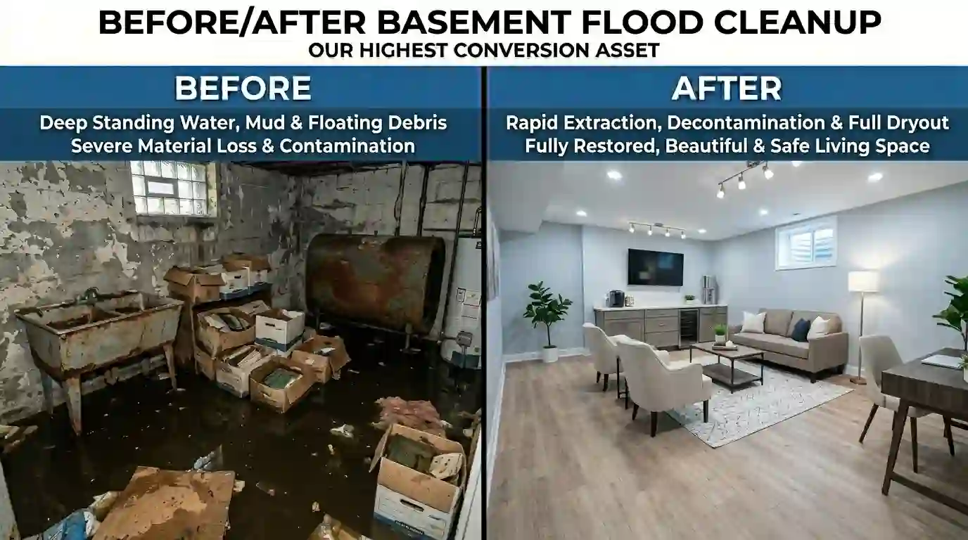 Basement flood cleanup Toronto 15