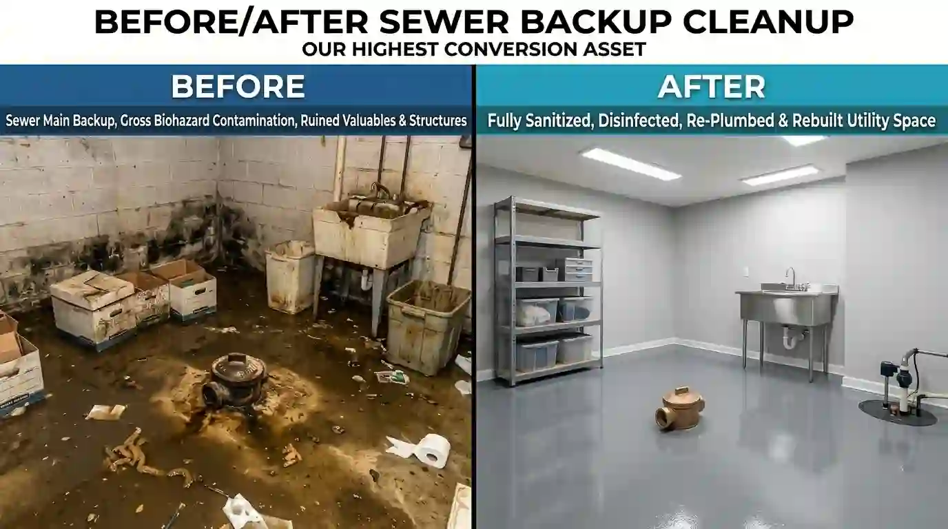 Basement flood cleanup Toronto 2