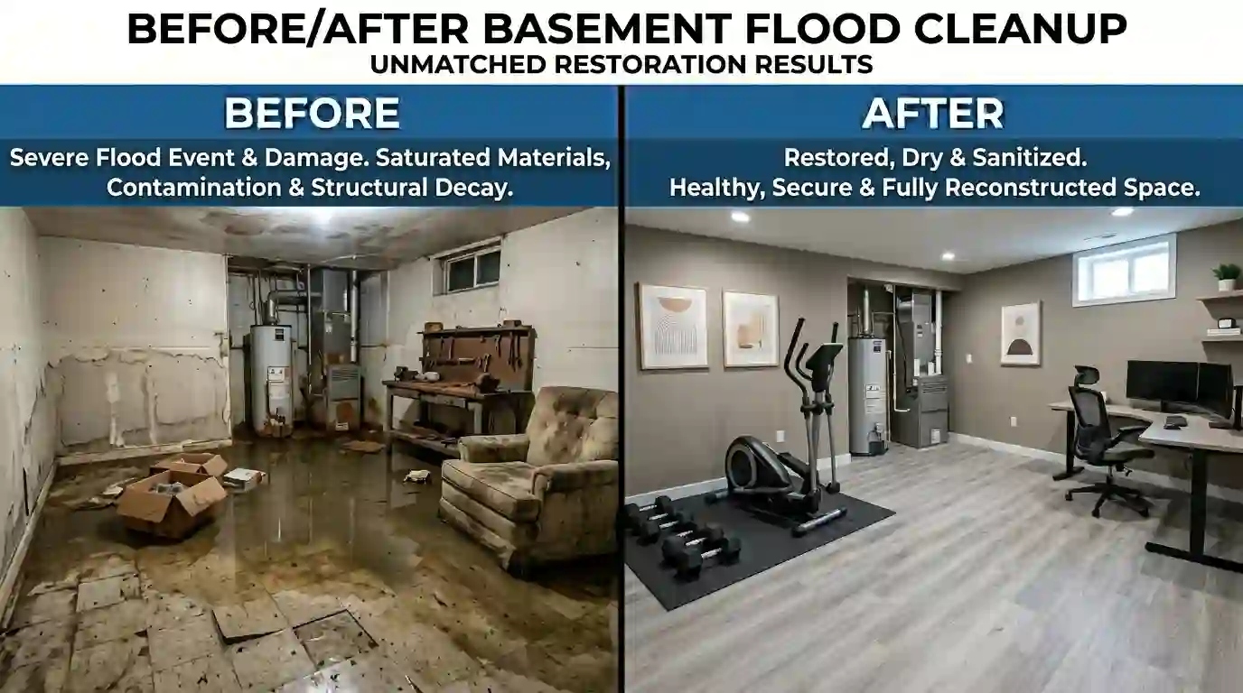 Basement flood cleanup Toronto 6