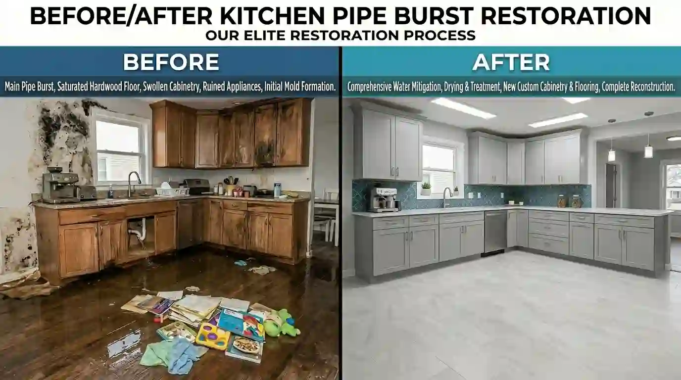 Pipe burst restoration Toronto 9