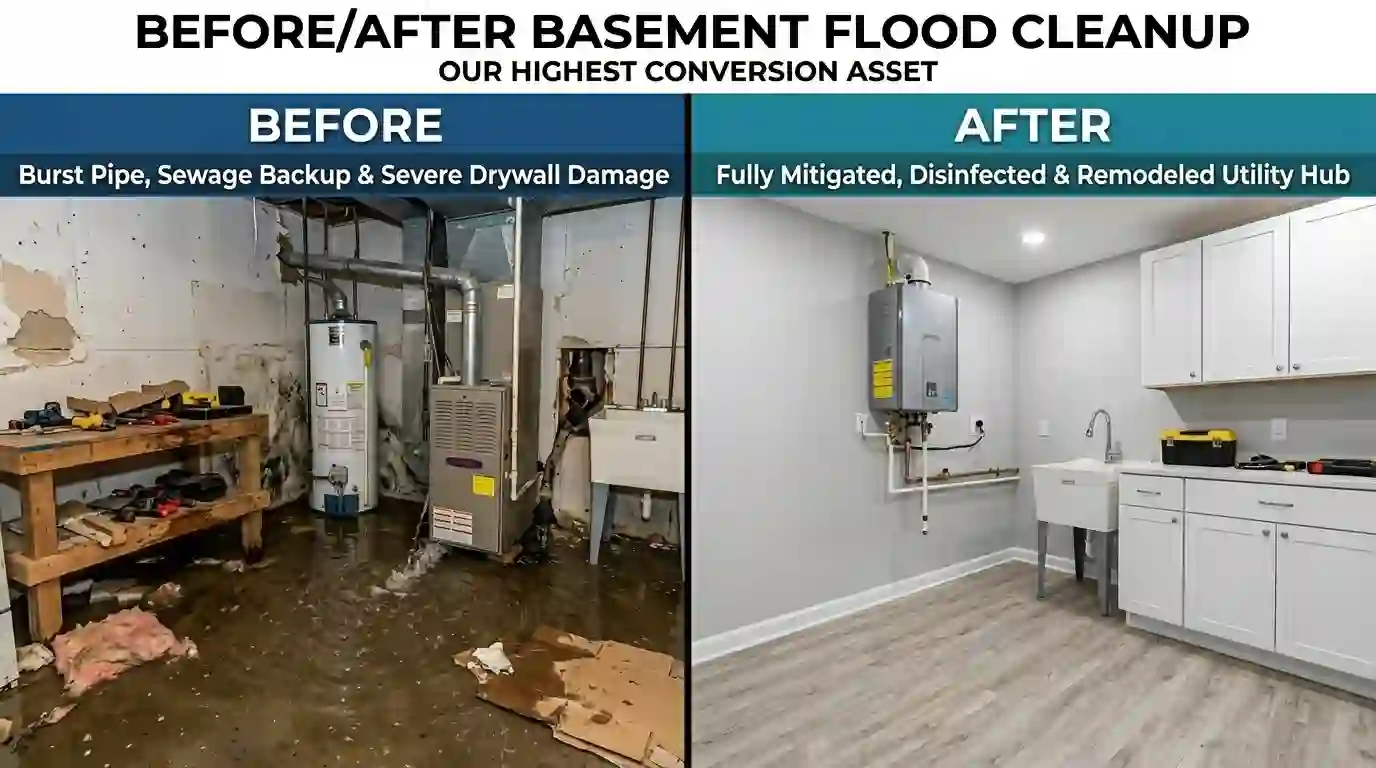 Sewer backup cleanup Toronto 1