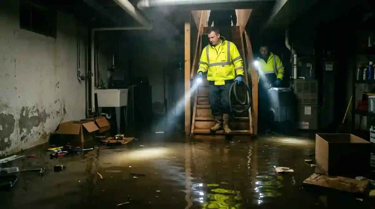 Emergency water damage restoration
